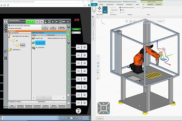 Software packages: KUKA.Sim Pro and KUKA Office.Lite 